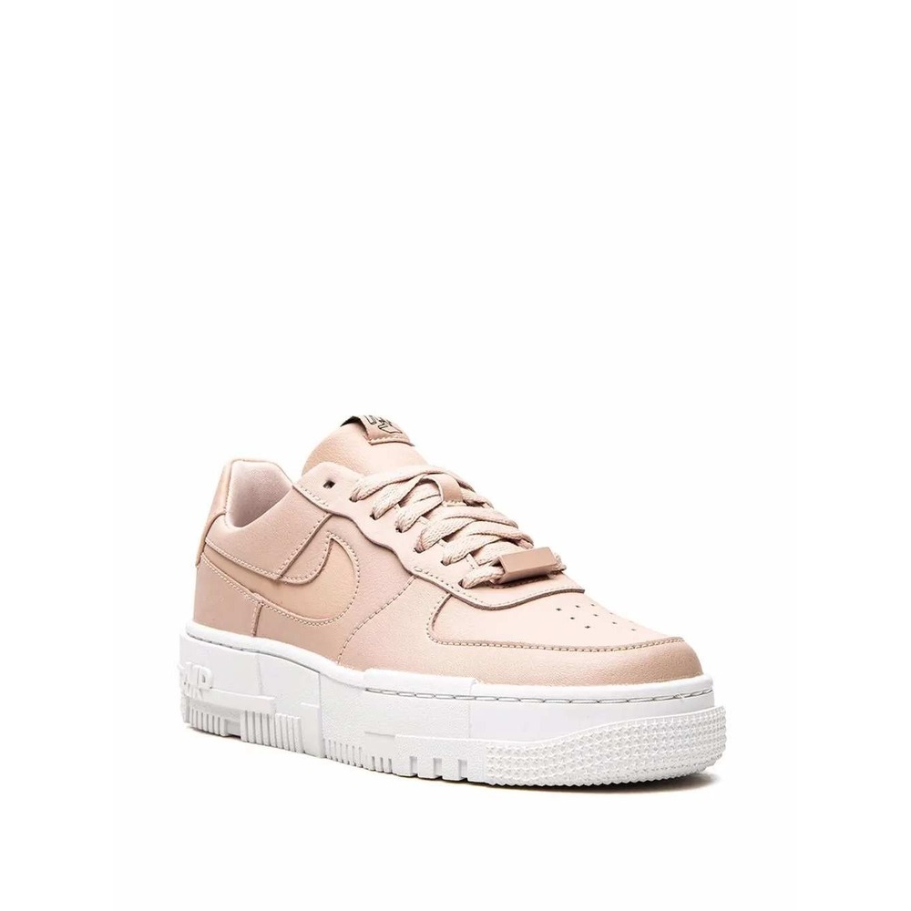Nike Air Force 1 Pixel Particle Beige Pink Tan Sneakers CK6649-200 Womens 9
